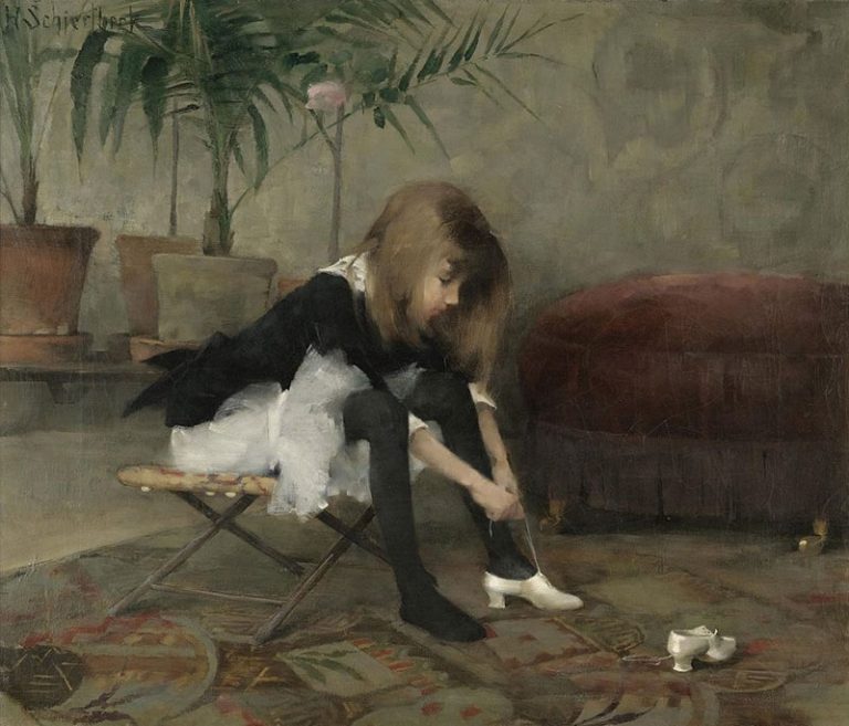 ‘Zapatos de baile’, de Helene Schjerfbeck. Grada 164. Inmaculada González