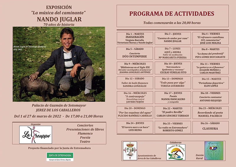 Programa de actividades complementarias de la exposición
