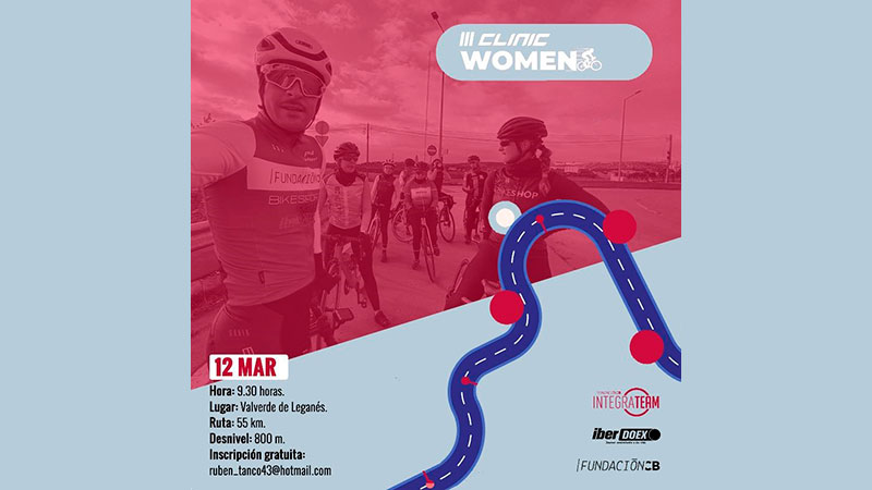 El equipo ciclista Fundación CB Integra Team organiza el III Clinic Women el 12 de marzo