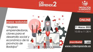 CID Emprende organiza el viernes 11 de marzo un encuentro online sobre mujeres emprendedoras