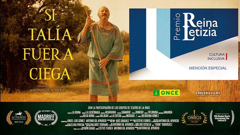 La película 'Si Talía fuera ciega' recibe la mención especial en los premios de cultura inclusiva 'Reina Letizia'