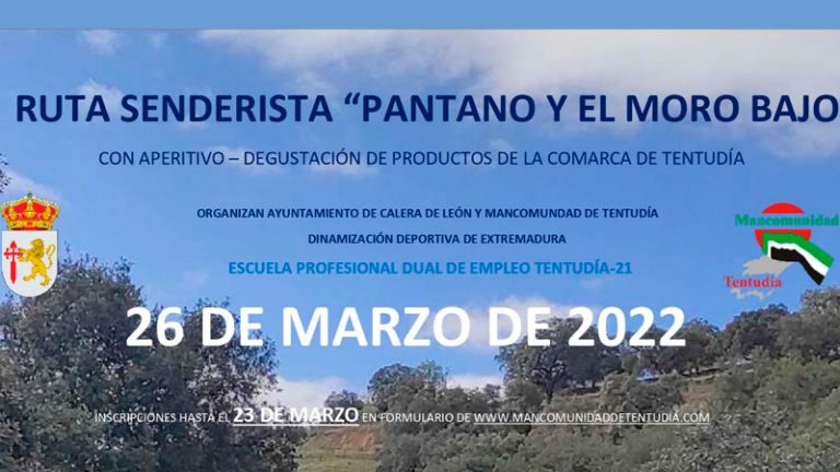 El alumnado de la Escuela de Empleo Tentudía 21 participará en la ruta senderista 'Pantano y el Moro Bajo'