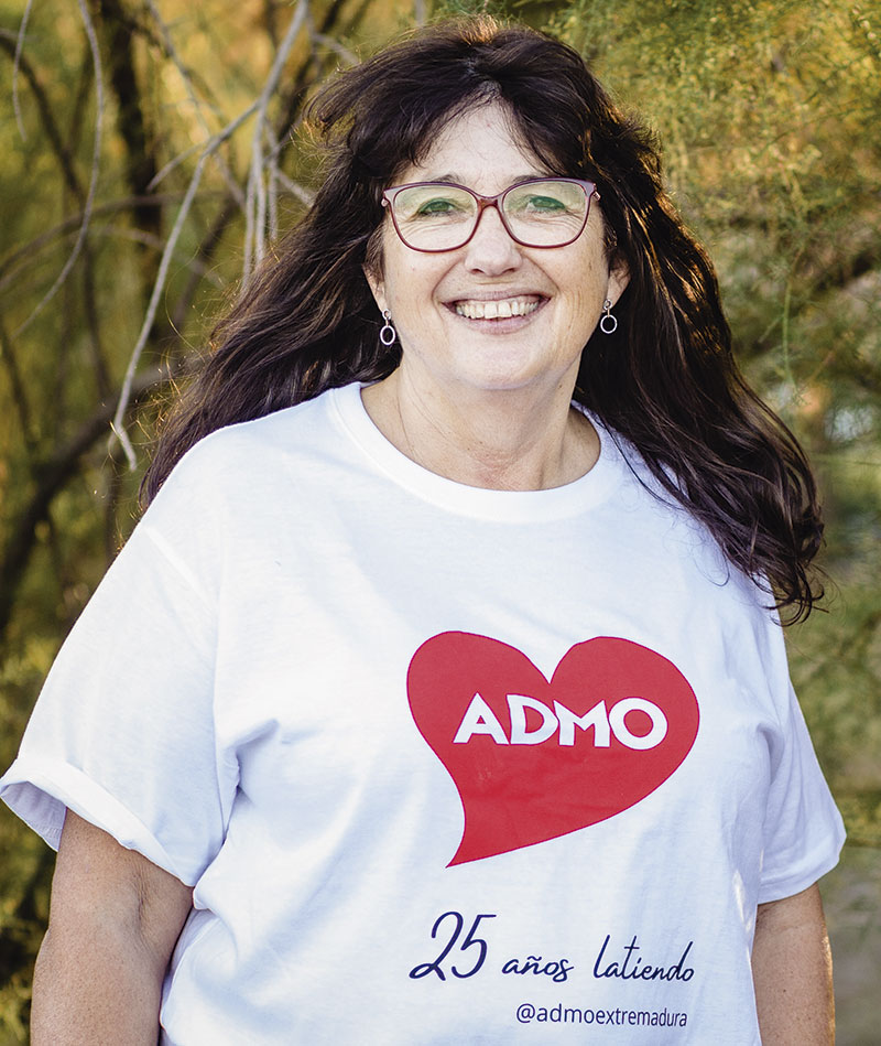 Virtudes Carrasco, presidenta de ADMO. Foto: Cedida