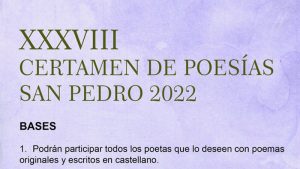 El Ayuntamiento de Puebla de la Calzada convoca el certamen de poesías 'San Pedro'