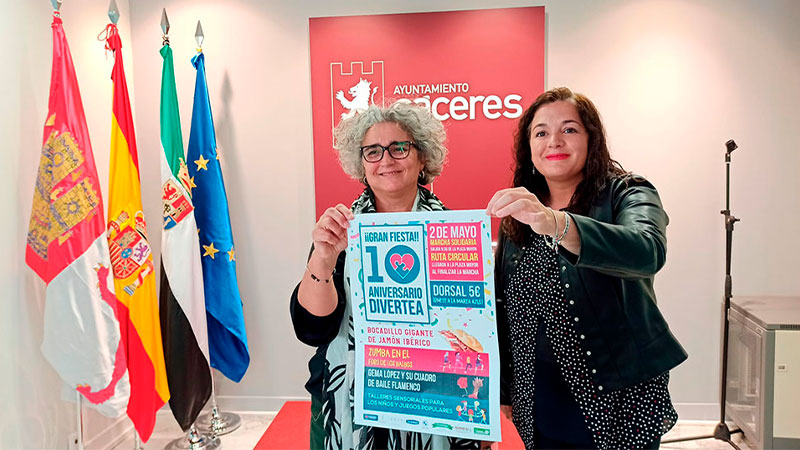  El Ayuntamiento de Cáceres destaca la labor de la Asociación Divertea con las personas con TEA  
