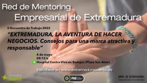 Badajoz acogerá el 4 de mayo el II Encuentro 2022 de la Red de Mentores y Mentoras de Extremadura