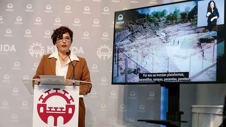 Premio Reina Letizia de accesibilidad 2021 para Mérida. Grada 166. Primera Fila