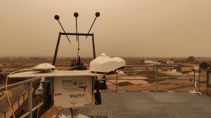 La Universidad de Extremadura estudia las partículas de polvo sahariano. Grada 166