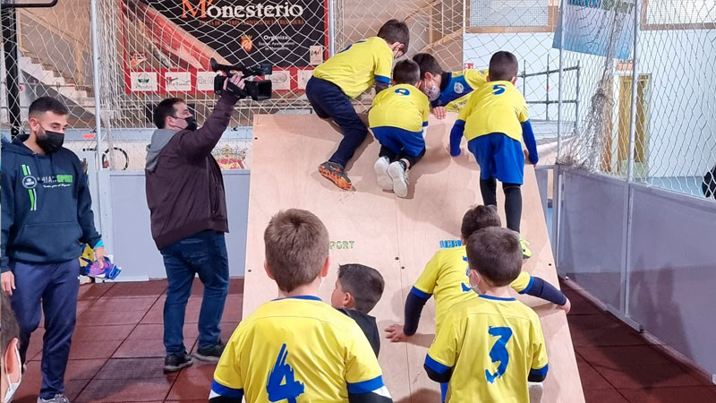 El circuito itinerante de promoción deportiva de la Diputación de Badajoz recala en Monesterio