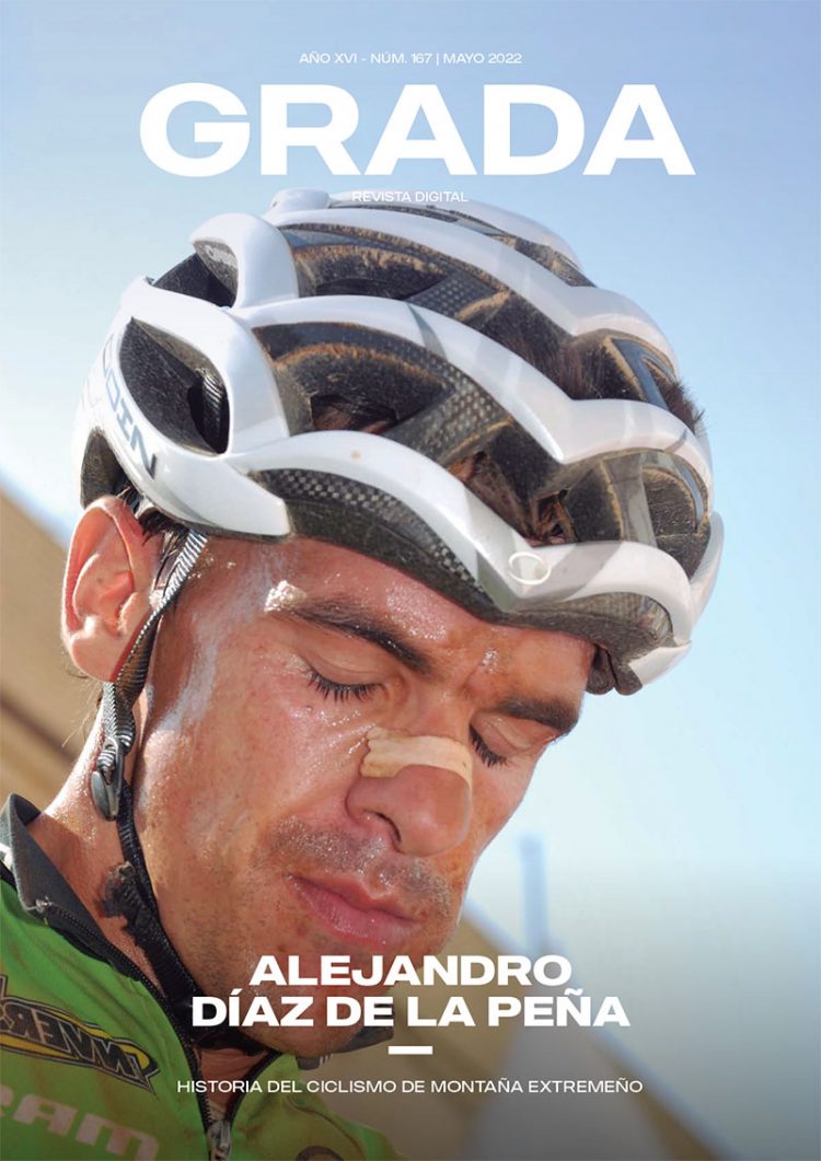 Alejandro Díaz de la Peña. Historia del ciclismo extremeño. Grada 167. Portada
