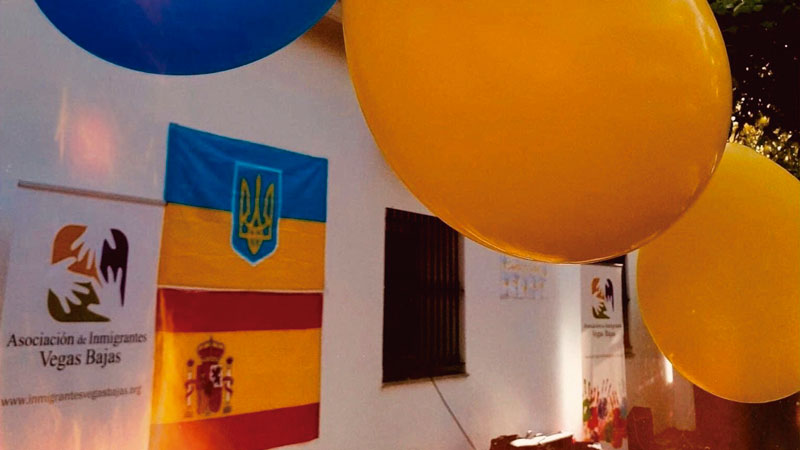La asociación de inmigrantes ‘Vegas Bajas’ organiza una jornada de convivencia con refugiados ucranianos. Grada 167. Qué pasó