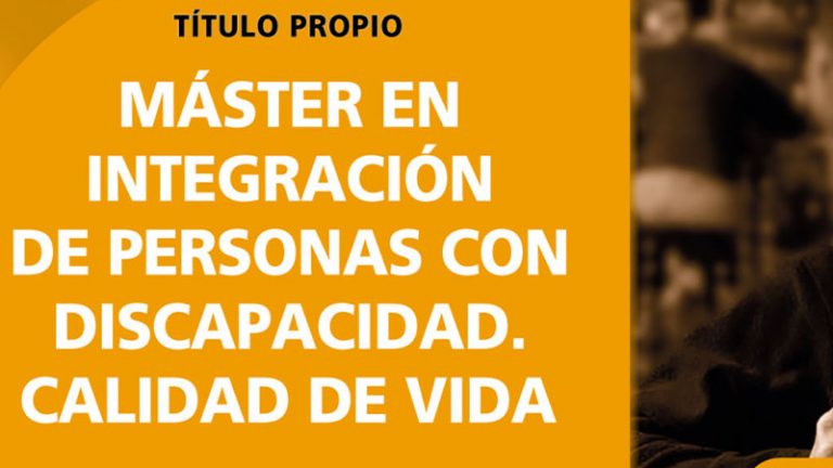 Abierta la preinscripción de la XIV Promoción del ‘Máster en Integración de Personas con Discapacidad’ de la USAL