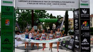 El Capex Triatlón se proclama Campeón de Extremadura de Triatlón Contrarreloj por Equipos