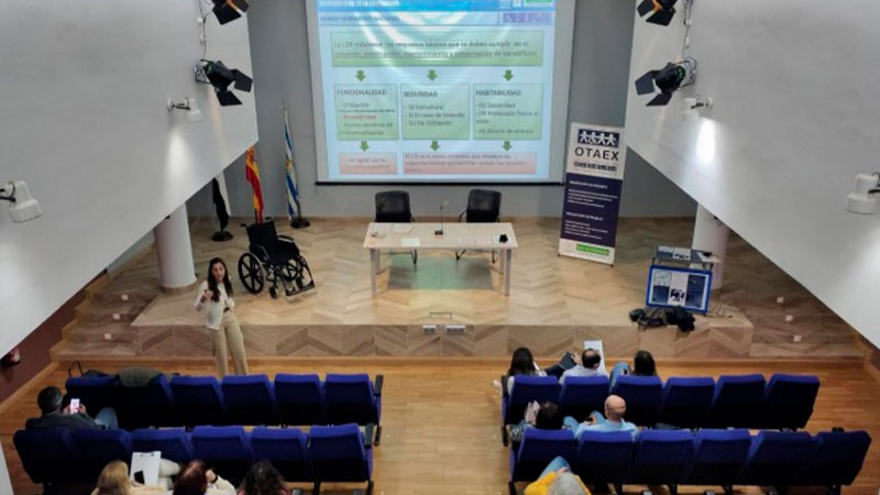   Apamex y la Diputación de Badajoz concluyen las acciones formativas en materia de accesibilidad en la edificación