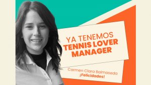 La extremeña Carmen Balmaseda es la primera Tennis Lover Manager del mundo
