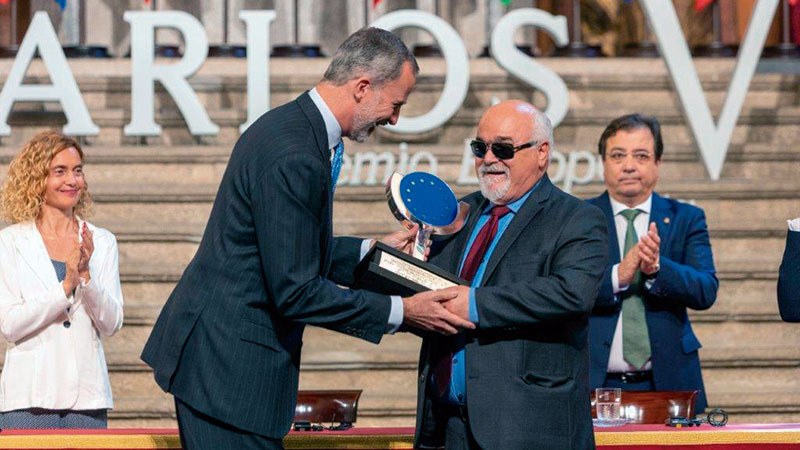 El XV Premio Europeo Carlos V recae en el Foro Europeo de la Discapacidad. Grada 168. Qué pasó