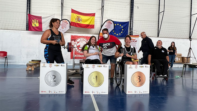 Loida Zabala logra su decimoséptimo campeonato de España de halterofilia adaptada