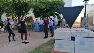 Olivenza presenta el primer monumento en homenaje al colectivo LGTBIQ+