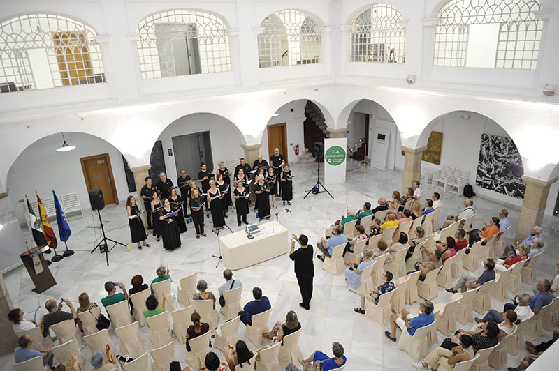 Un concierto da visibilidad a la Asociación ELA Extremadura. Foto: Asamblea de Extremadura