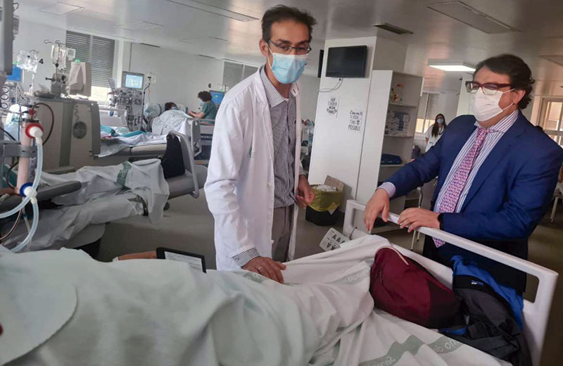 La nueva Unidad de Hemodiálisis del hospital San Pedro de Alcántara de Cáceres podrá realizar unos 8.000 tratamientos al año. Foto: Junta de Extremadura