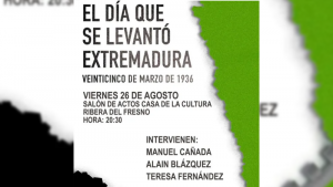 Libro El día que se levantó Extremadura
