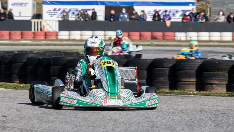 Javier Conejero concluye el campeonato de Castilla y León de karting en cuarta posición