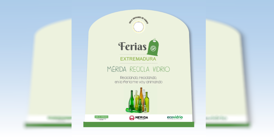 Mérida lanza una campaña de recogida de vidrio durante la Feria