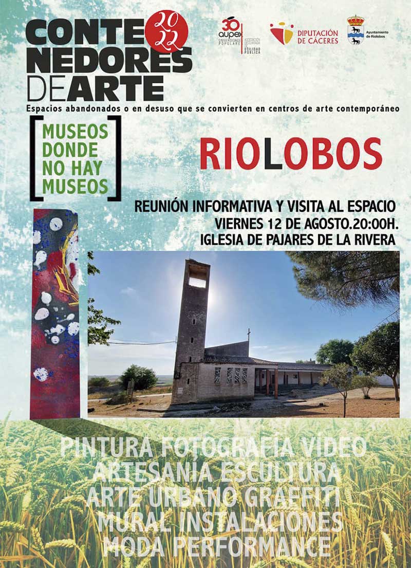 ‘Contenedores de Arte’ transformará la iglesia del poblado de Pajares en la Rivera, en Riolobos