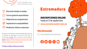 La Consejería de Educación y Empleo de la Junta de Extremadura impulsa 13 nuevas lanzaderas de empleo en septiembre