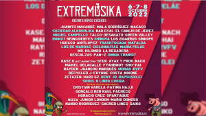 Cartel Festival Extremúsika en Cáceres