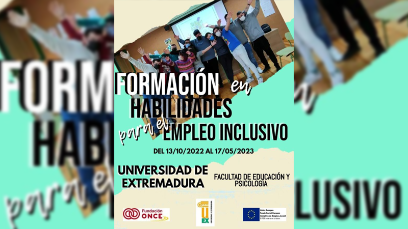 La Universidad de Extremadura organiza el IV Curso 'Formación en habilidades para el empleo inclusivo'