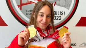 La losareña Loida Zabala se proclama campeona de Europa de halterofilia paralímpica