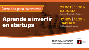 La Junta de Extremadura organiza dos jornadas sobre el papel de los inversores en el ámbito emprendedor