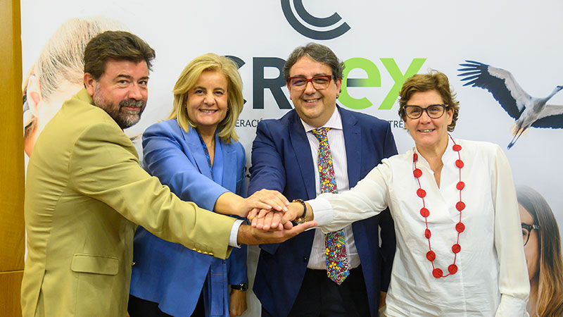 Las fundaciones Cresem, CEOE y La Caixa fomentarán la inclusión laboral de colectivos vulnerables en Extremadura