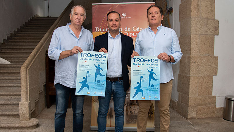 Los trofeos 'Diputación de Cáceres' de baloncesto y de fútbol sala arrancan el 14 de octubre