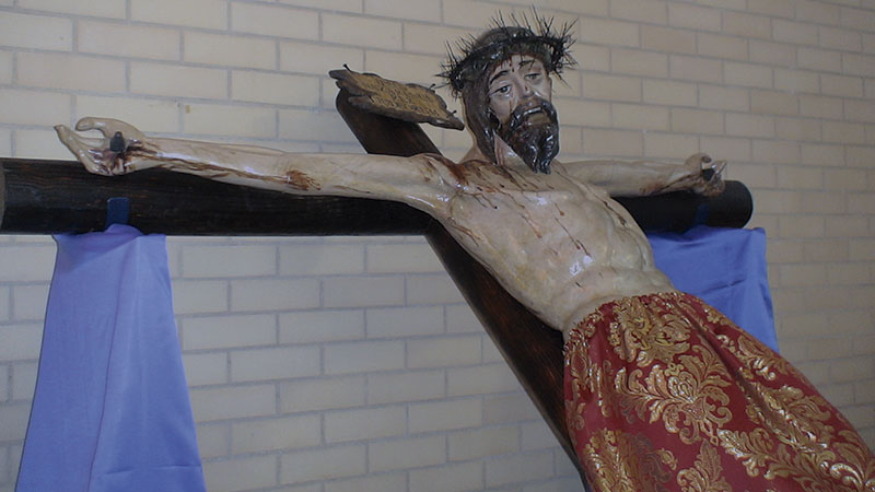 Cristo de la Expiración, de la ermita de la Arguijuela de Abajo, en Cáceres. Grada 171. José Antonio Ramos