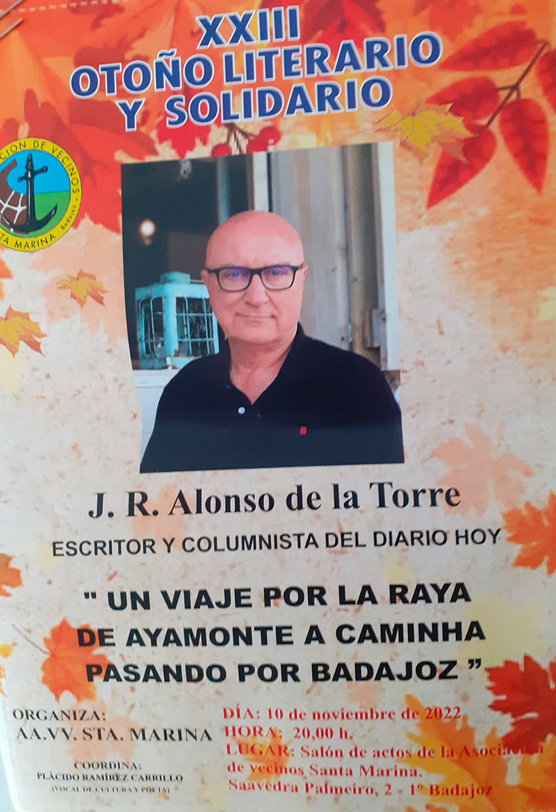 XXIII Otoño Literario de la Asociación de Vecinos de Santa Marina, en Badajoz