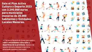 La Diputación de Cáceres otorga 2,3 millones para actividades deportivas y culturales en municipios menores de 20.000 habitantes