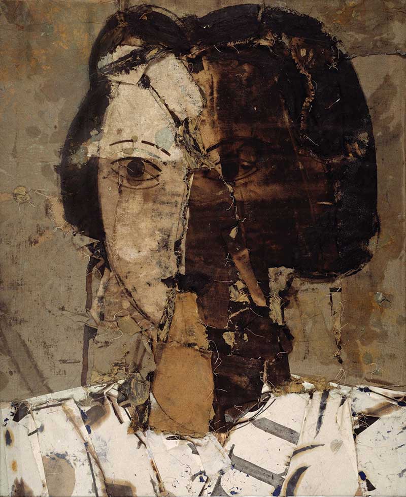 ‘Retrato en grises’, de Manolo Valdés. Grada 172. Inmaculada González