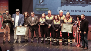 Pedro Monty y Protección Civil de Valencia del Ventoso reciben el Premio Extremeño al Voluntariado 2022