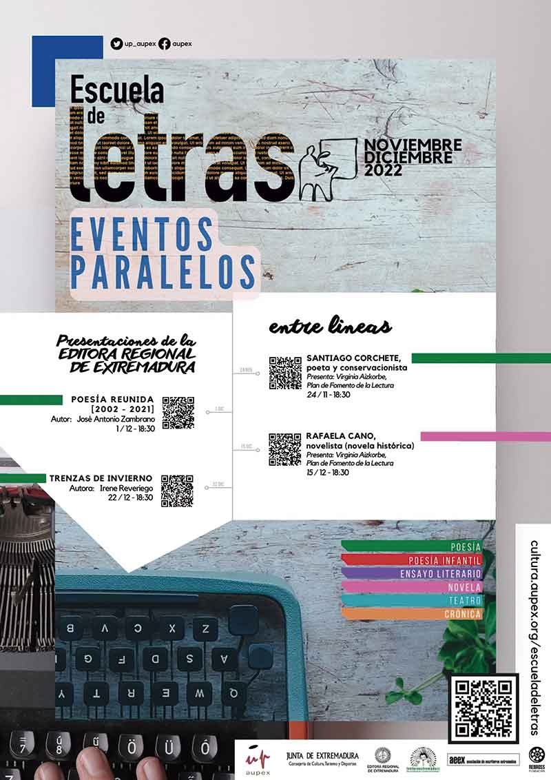 La Escuela de letras de Extremadura prosigue su actividad