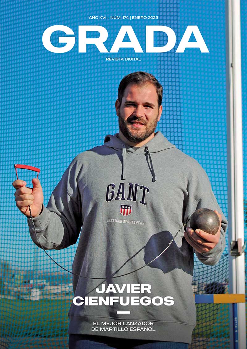 Revista Grada 174. Javier Cienfuegos. El mejor lanzador de martillo español