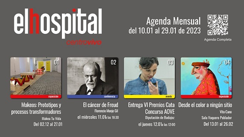 El mes de enero se llena de actividades en el Hospital-Centro Vivo de Badajoz