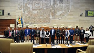 La Asamblea de Extremadura acoge el acto de entrega de los Premios Otaex 2022 a la accesibilidad universal. Grada 174