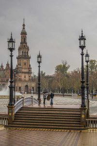'Lluvia en Sevilla'. Grada 174. Fotografía