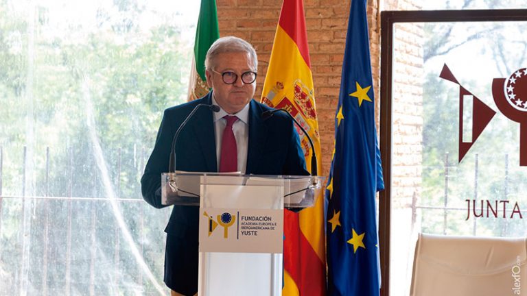 Juan Carlos Moreno. Director de la Fundación Yuste. Grada 175