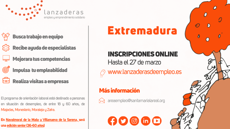Extremadura contará con seis nuevas 'Lanzaderas de Empleo'
