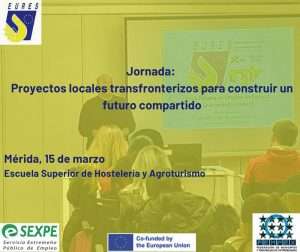 Una jornada analiza los proyectos europeos transfronterizos que se desarrollan en Extremadura. Grada 176. Fempex