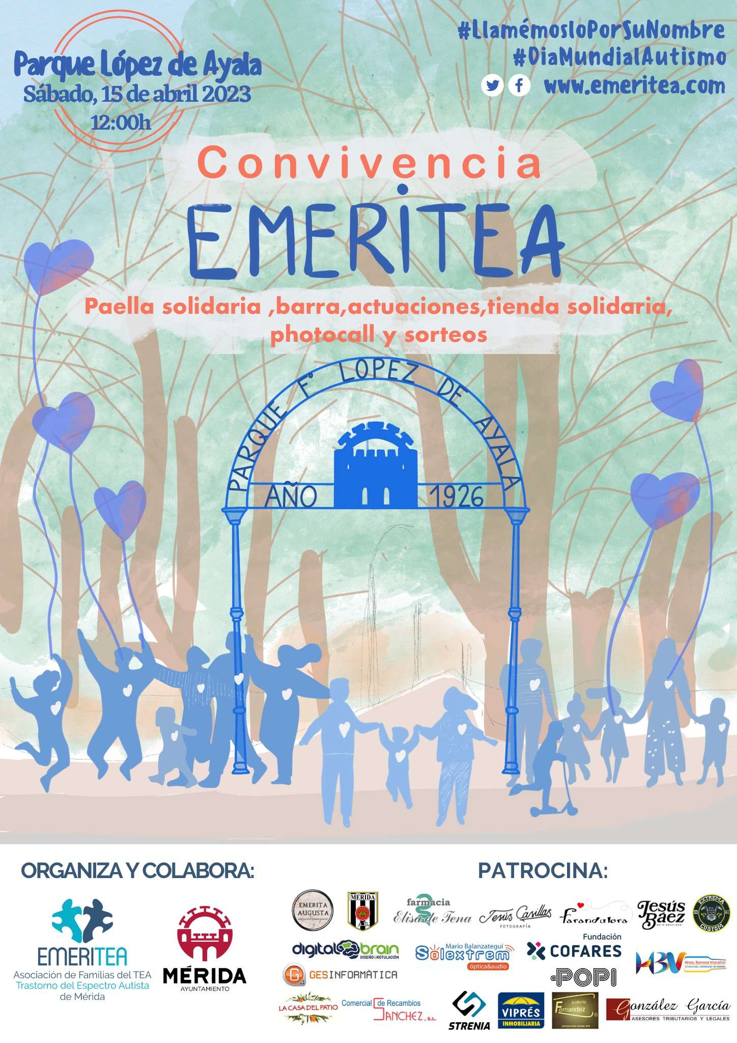 Emeritea celebra su V Convivencia por el Día mundial del autismo en Mérida