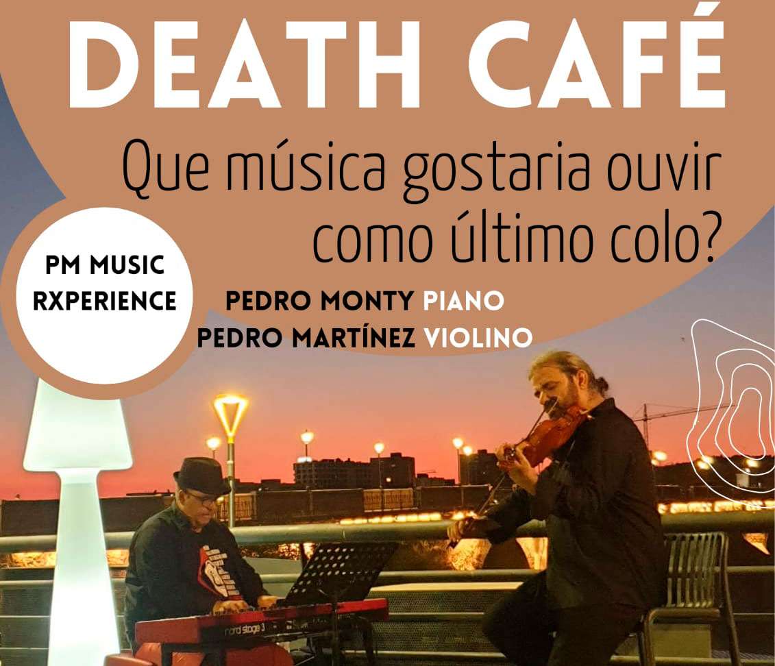 El 'Death Café' con motivo del Día mundial del arte se celebra con éxito en la localidad portuguesa de Borba